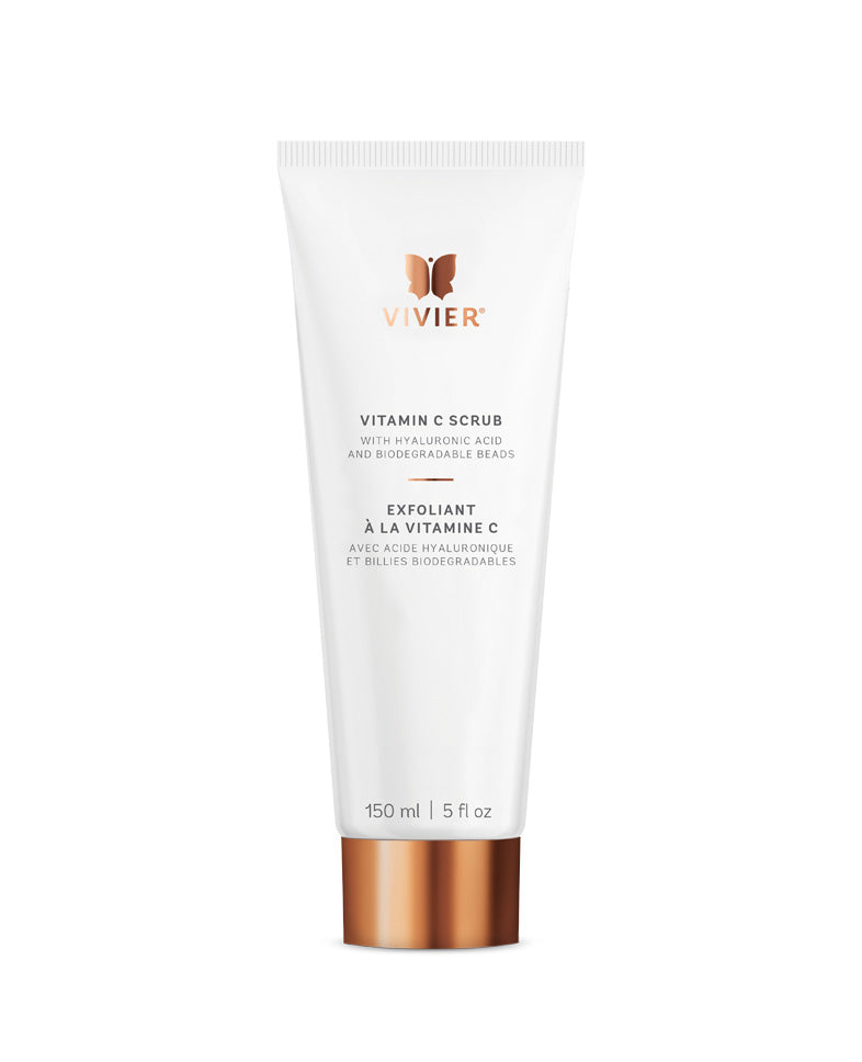 Vitamin c scrub with hyaluronic acid