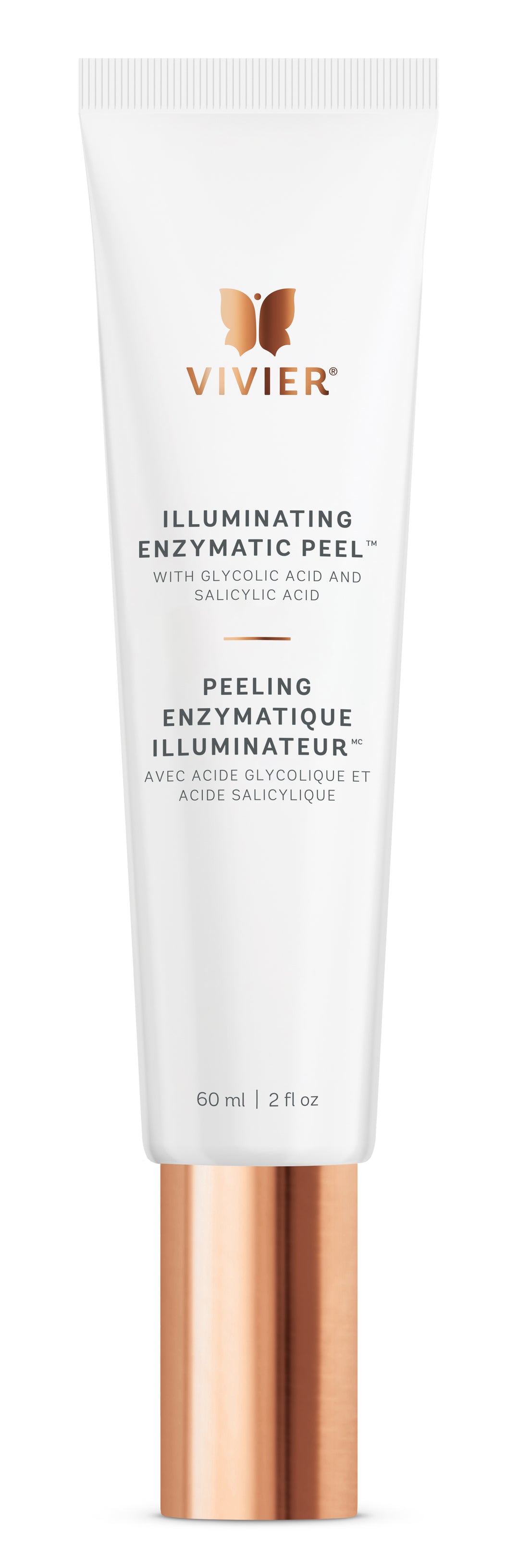 Illuminating enzymatic peel