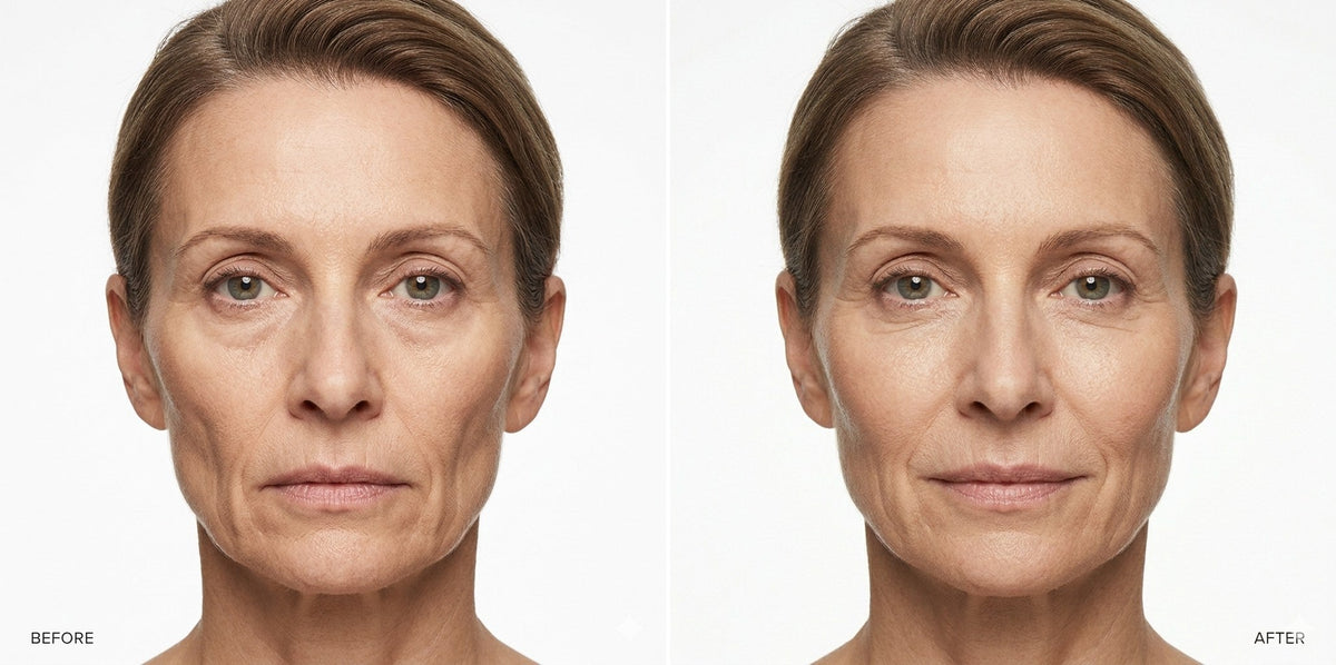 Over-all facial volume
