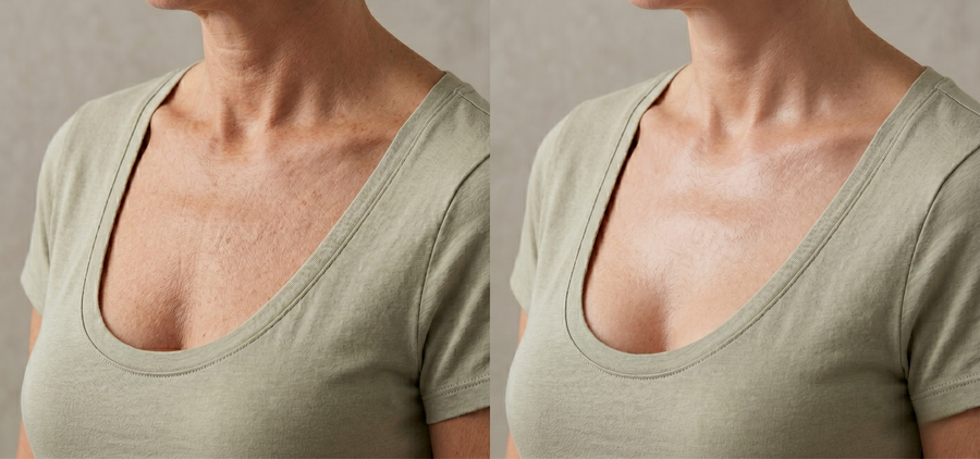 Before and after results
